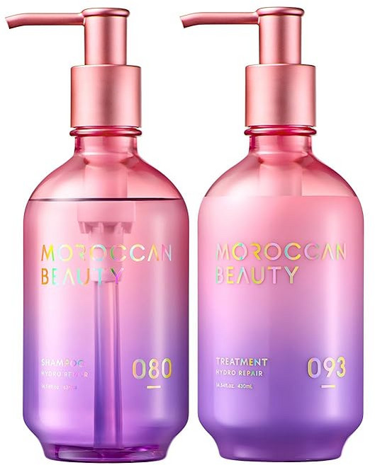 Moroccan Beauty 모로칸뷰티 하이드로리 샴푸 헤어트리트먼트 한정 키트 써니 블라썸 하모니