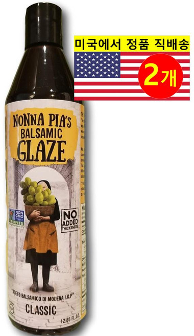 Nonna Pia's 이태리 전통 클래식 발사믹 식초 글래즈 250ml 1개, 2개