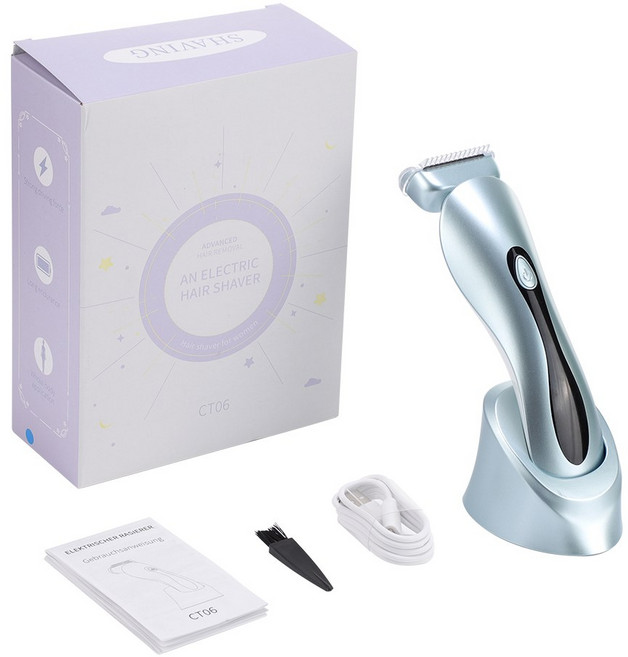 3 가지 모드 여성용 전기 면도기 헤어 트리머 무통 레이디 비키니 습식 건식 사용 방수, Electric Shaver