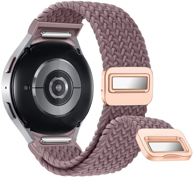 갤럭시워치 호환 마그네틱 브레이드 스포츠 루프 스트랩 7 울트라 /6/6클래식/5/5프로/4/4클래식, 보라색