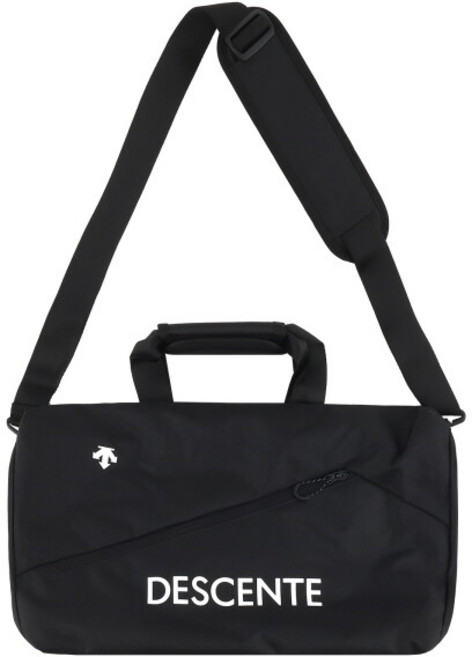 [데상트] 트레이닝 스몰 짐백 SQ123TBG12BLK, 색상:BLK