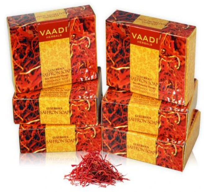 바디허벌즈 샤프론비누 75g X 6개 천연비누, 1세트, 450g - 쿠팡