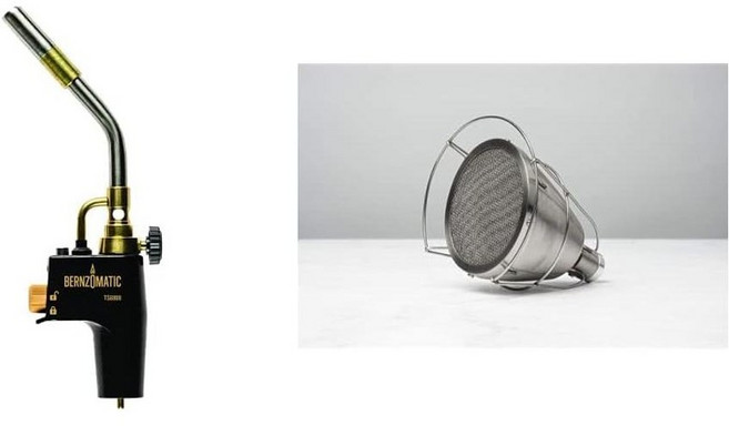 Bernzomatic 밴조매틱 시어잘 스테이크 수비드 시어링 토치 훈연기, 벤조매틱 + 시어잘, 1개