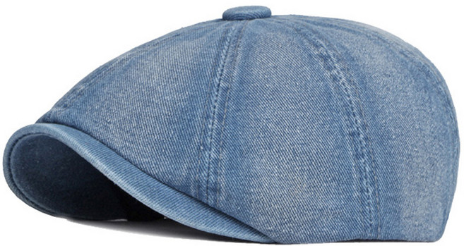데이즈원 남성 봄 여름 빵모자 헌팅캡 중년 남자 데님 골프 베레모 모자