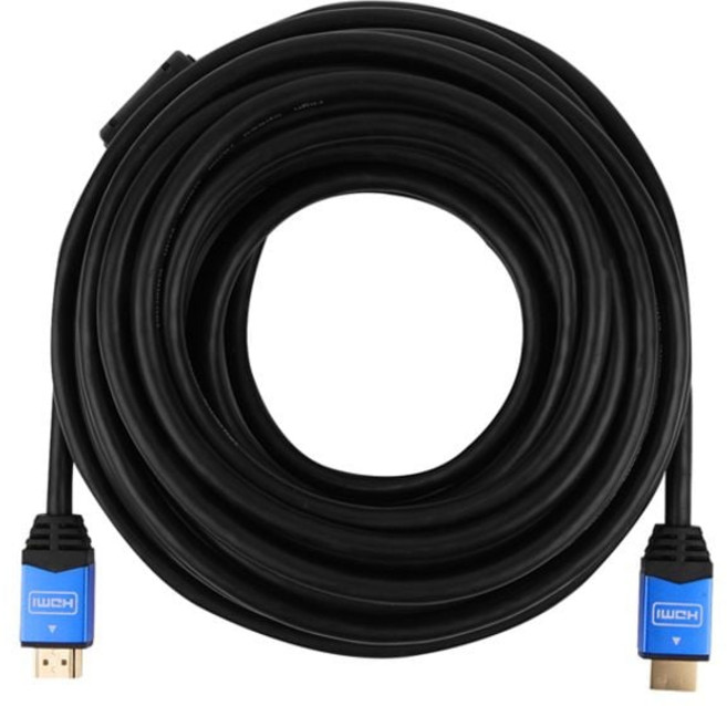 HDMI 케이블 10M UDH 4K 노이즈필터 3D지원 TV연결 HDMI 케이블 고화질출력 영상 무산소동 1080P, 1개