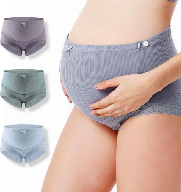 [55-110kg] 하이웨스트 빅사이즈 임산부팬티 순면팬티 3P
