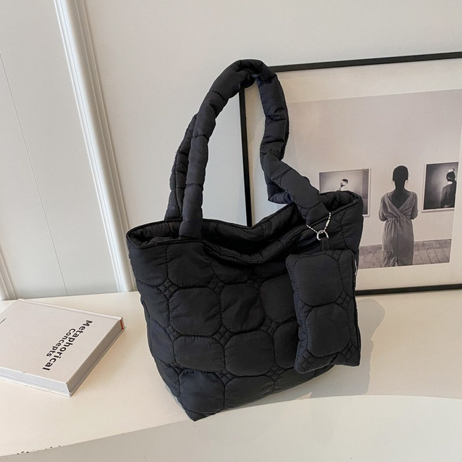 소울린느 지갑 포함 퀼팅 구름백 숄더백 (5colors)