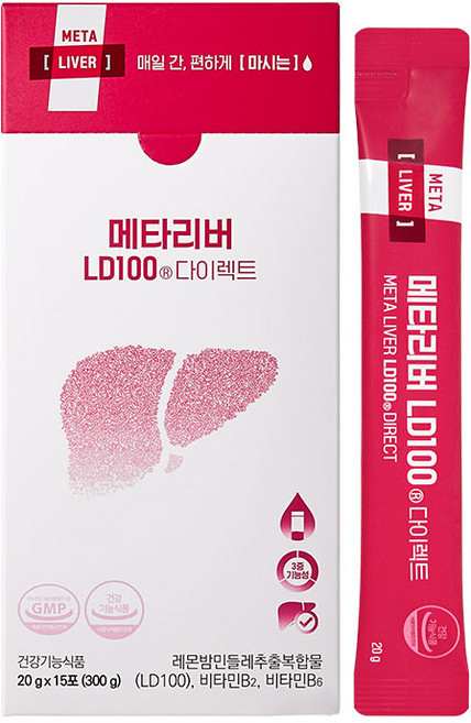 메타리버 LD100 레몬밤단델리온 액상 간건강 지방간영양제, 1세트, 15회분