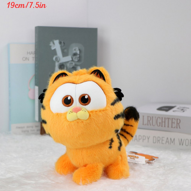 가필드 가족 Kawaii 부드러운 장난감 귀여운 만화 고양이 Odie 박제 동물 Peluche 인형 생일 선물 아이, F, 1개