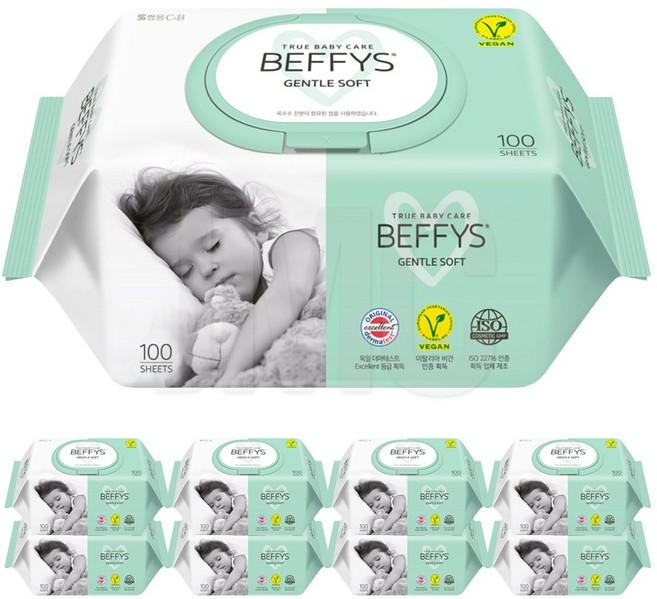 코디 베피스 젠틀 소프트 캡형, 60g, 100매, 9개