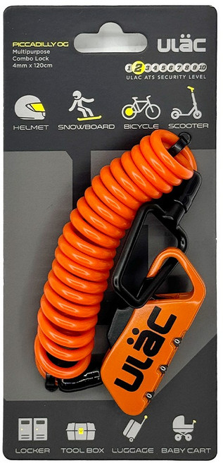 유락 피커딜리 자물쇠, 오렌지, 1개