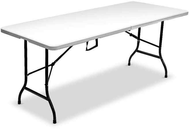로티캠프 브로몰딩 접이식 테이블 1800, 화이트