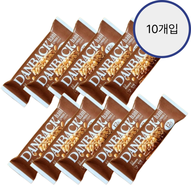 [정희원박사 공동개발]단백하니 프로틴바 초코, 10개, 38g