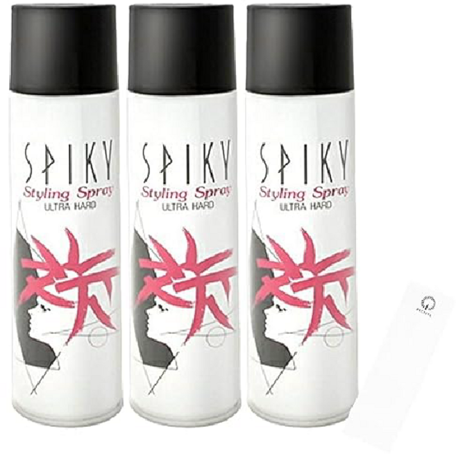 스파이키 SPIKY 스타일링 헤어 스프레이 울트라 하드 무향 250g x 3개세트
