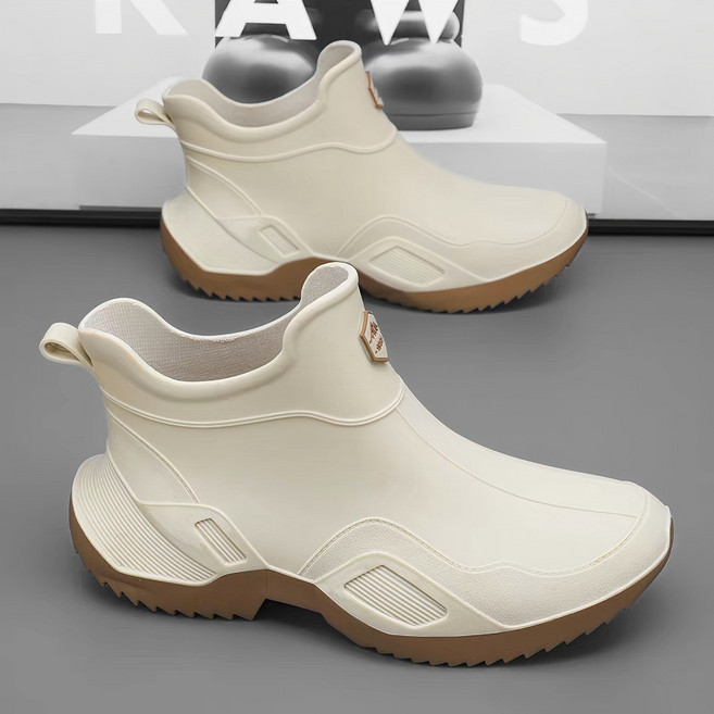 YANGTA 야외 가벼운 논슬립 남자 레인부츠 패션 남자 레인부츠 작업용 낚시화 QZ-19