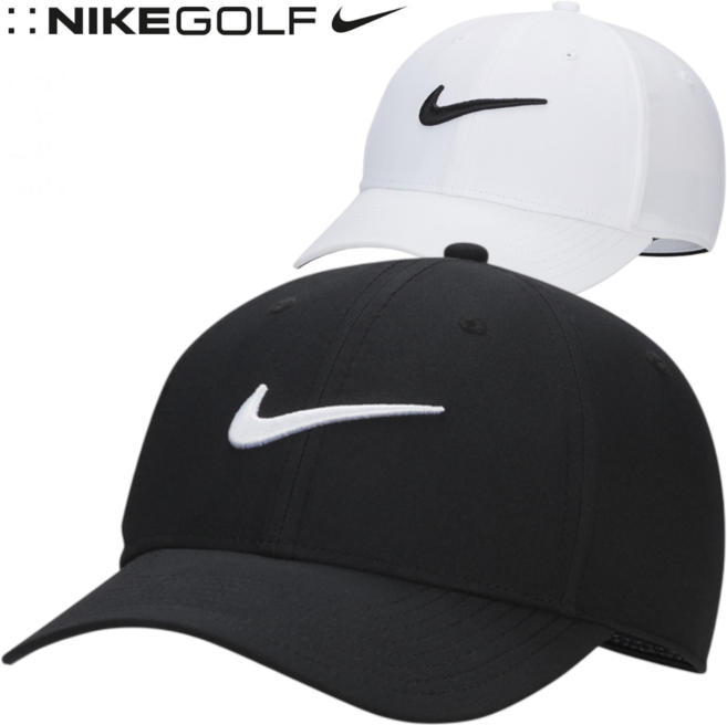 [매장정품] 나이키골프 남여공용 모자 스포츠 골프 캠핑 드라이핏 스우시 볼캡, 1개, 블랙