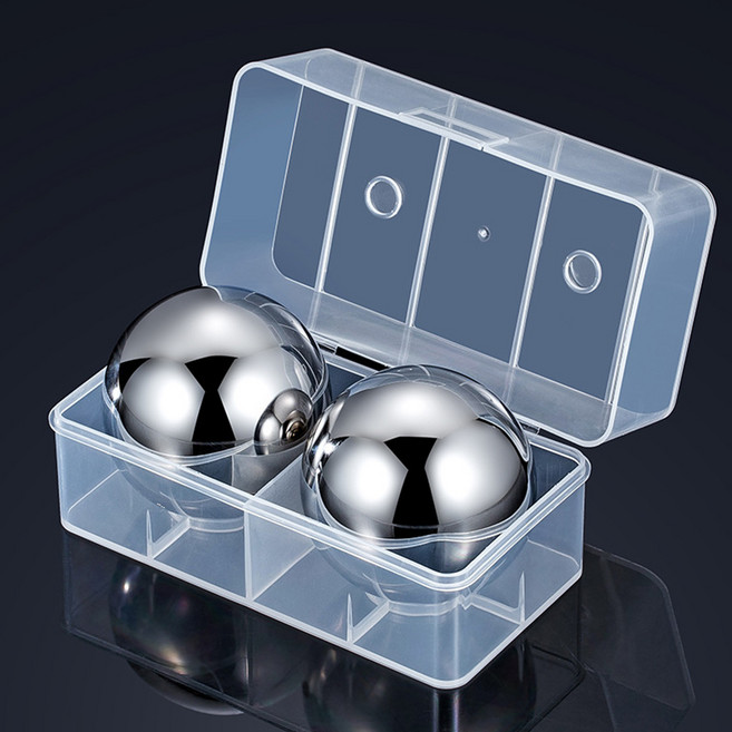 원형 스텐얼음 아이스볼 녹지않는 위스키볼, 빅아이스볼2P