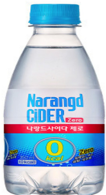 나랑드사이다 제로, 350ml, 10개