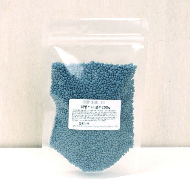 달곰베이킹 퍼핑스타 블루, 200g, 1개
