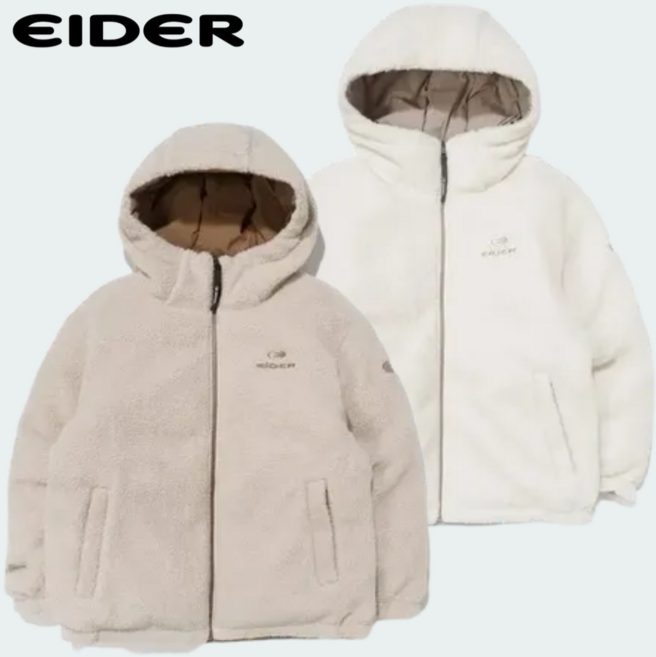 아이더 남성용 안아주는 듯한 느낌의 포근한 리버시블 플리스 다운 자켓 아웃도어 후리스 추천 이월상품 [매장정품]