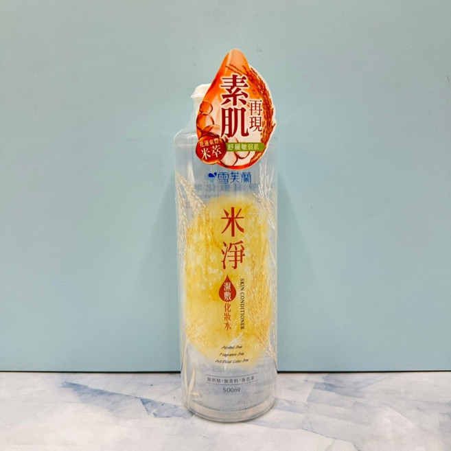 雪芙蘭 濕敷化妝水(米淨/薏仁/積雪草) 500ml / 水潤凝霜(米淨/薏仁/積雪草) 130g, 1件, 米淨濕敷化妝水 500ml, 500g