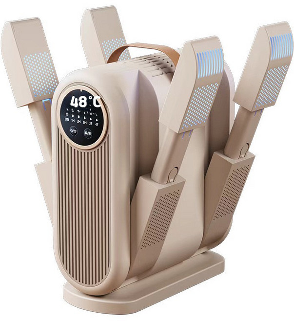 신발건조기 휴대용 접이식 가정용 타이머 기능 살균 빠른 건조 학생 생활 적합, 국가 규정, 단일 모델