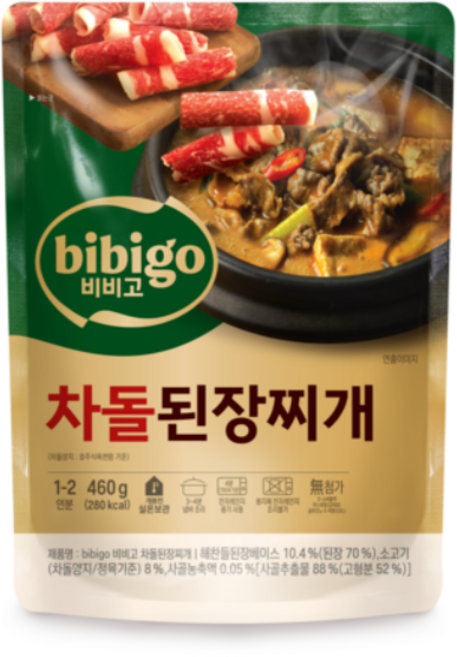 비비고 차돌된장찌개, 460g, 6개