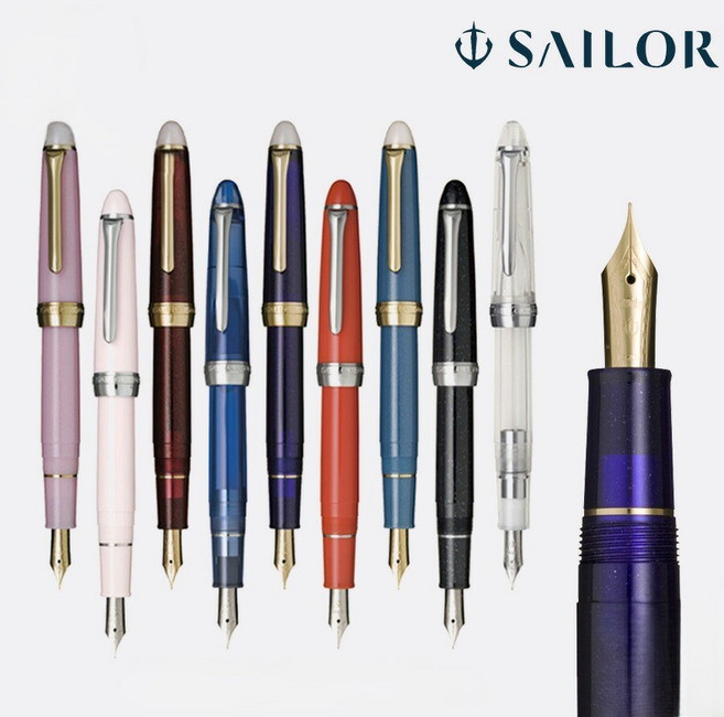 해외 구매대행 SAILOR 세일러 프로피트 시키오리 금촉 만년필 달밤의 수면 9컬러 일본발송, MF/클리어/11-0543-300