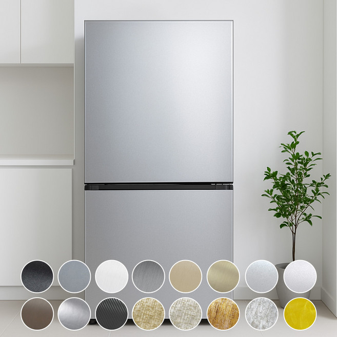 데코앤필름 접착식 메탈 시트지 필름 에어프리 생활방수 가구 주방 냉장고 리폼, MT745 알루미늄 실버