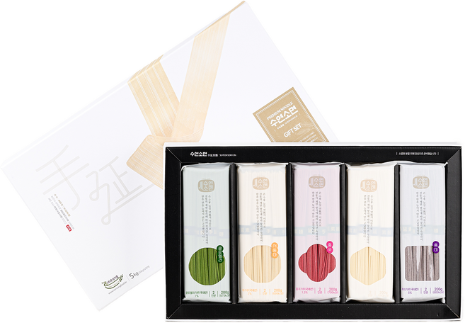 은성식품 오색 수연 소면 3kg 5kg 선물세트, 1개