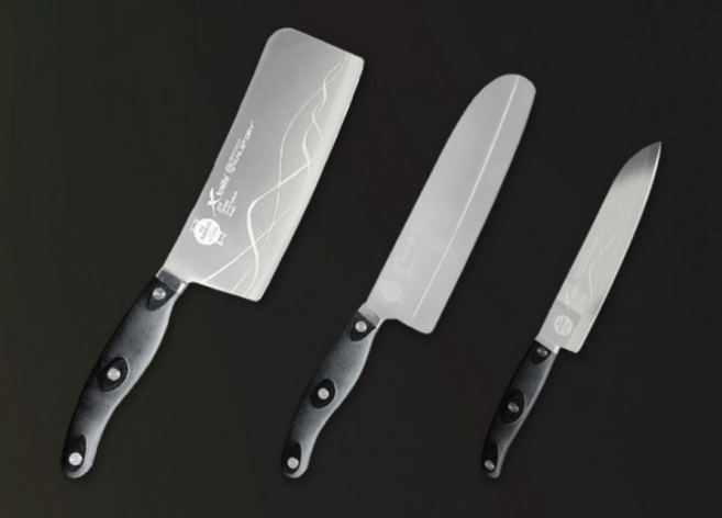 청림 칼세트 대한민국 산도쿠식도, 3종세트(중식도+셰프식도+과도), 1세트
