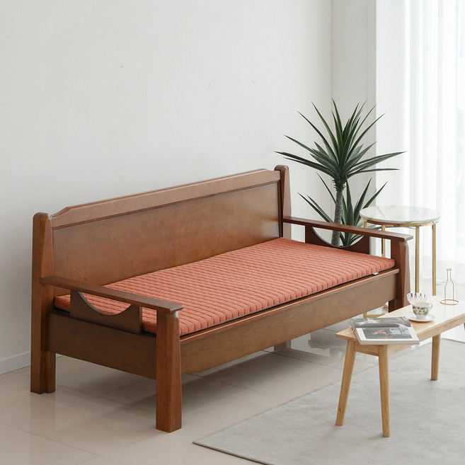 [사이즈맞춤제작] 엉덩이가 편안한 두툼한 돌쇼파 토퍼 돌쇼파 패드 흙쇼파 전용 매트