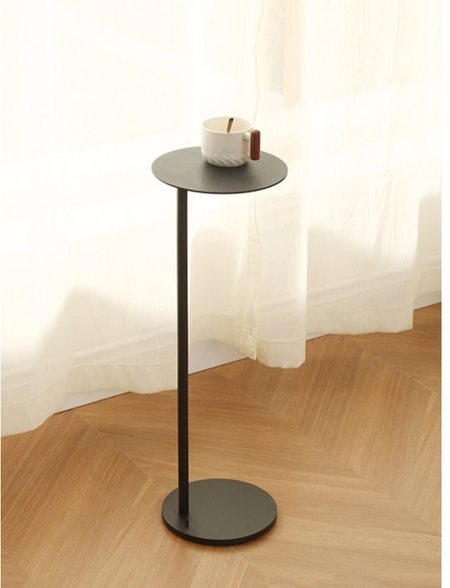 사이드 테이블 침대 간이 보조 침실 심플 협탁 베드 거실 각도 발코니 작은 커피, V.하트형 흑단 2020 70cm