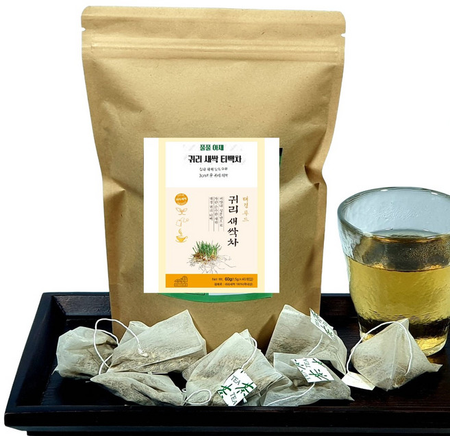 귀리 새싹 티백차 수제 덖음 전통 침출차 60g, 귀리 새싹 티백차2봉지, 1.5g, 2개, 40개입