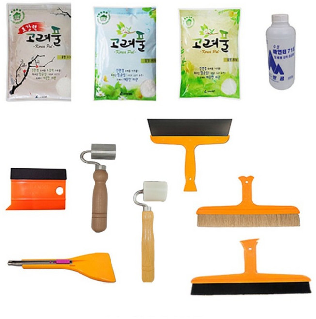 고려풀 초강력 친환경벽지 도배도구, 도배풀200g2개