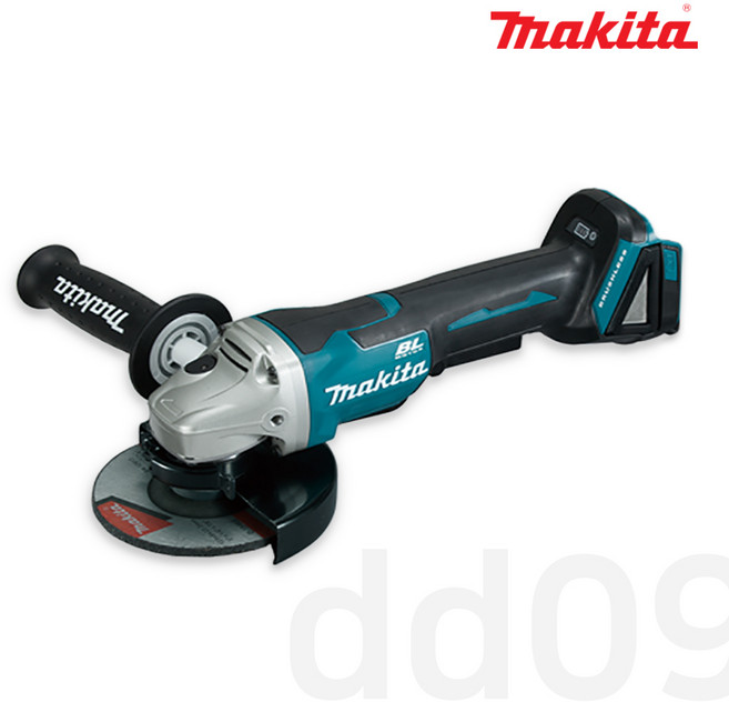 마끼다 DGA508ZX3 18V 충전앵글그라인더 125mm(5인치) 패들 본체, 1개