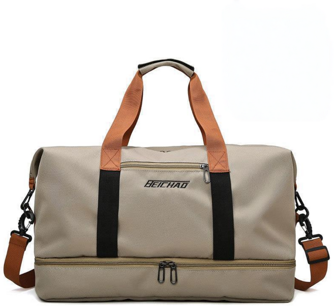 [LANOTI] 여행용 운동 대용량 보스턴백 베이지 블랙