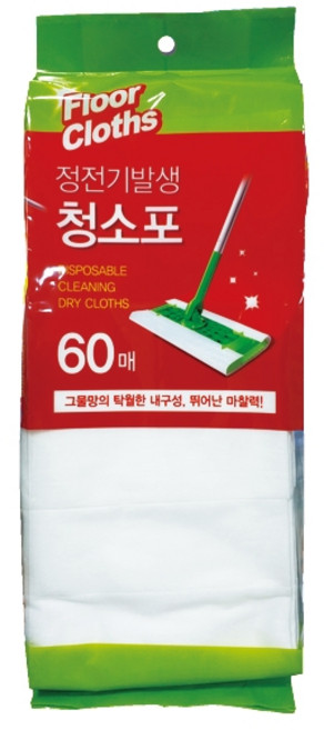 태광 정전기발생 청소포 60매 5개