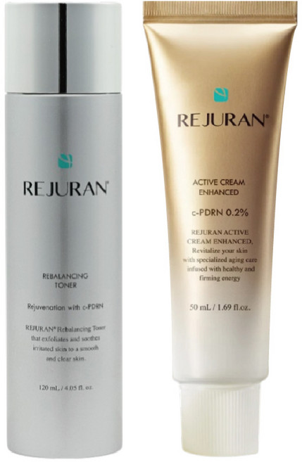 REJURAN 麗珠蘭 Rebalancing Toner 化妝水與 Active Cream Enhanced 活力面霜組合, 1件, 120ml
