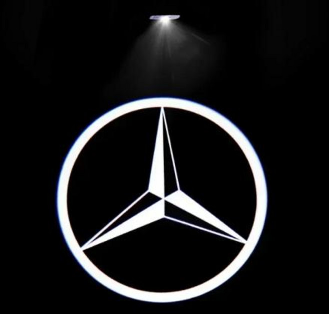 메르세데스 벤츠 도어라이트 BENZ LED 램프 캠핑조명 프로젝터램프 문짝조명, 1개, 08