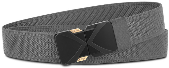 CKIRUV 남성 스판 캐주얼 벨트 선물 세트, 그레이, 1개