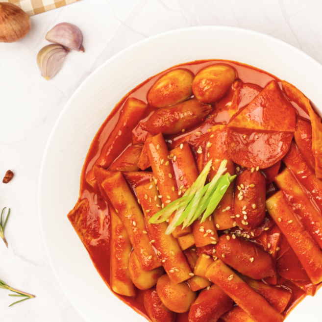 배달보다 맛있다! 떡볶이 5종 밀키트 개별 구매 크림로제/오리지널국물/짜장/매콤투움바/나폴리탄, 3.크림 로제 떡볶이, 700g