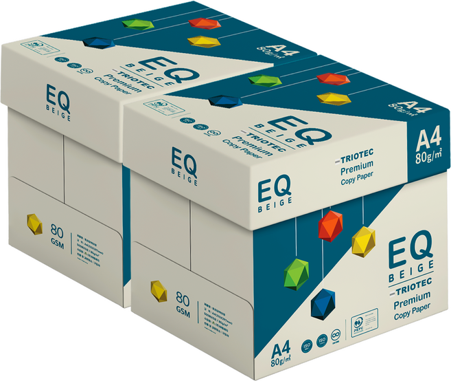 이큐베이지 EQ Beige 80g A4 용지 미색 에이포, 5000개