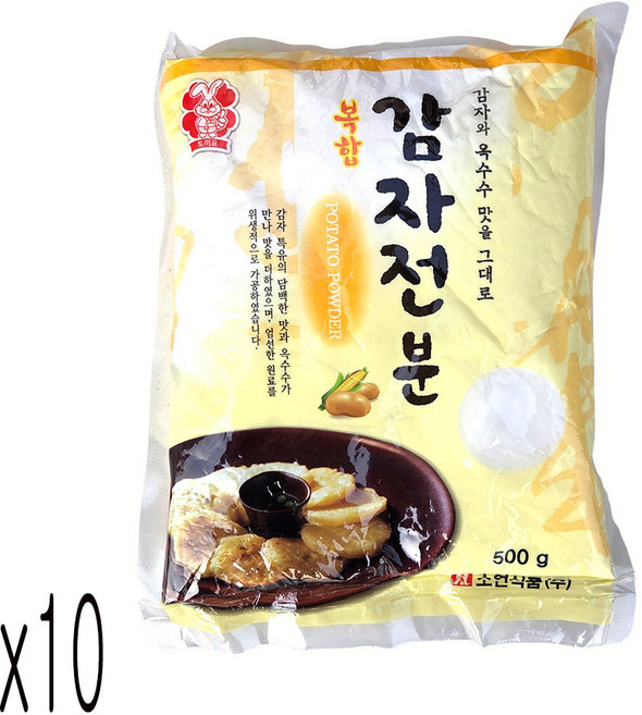 새마원 소연 복합 감자전분 수입산 혼합(감자전분20% 옥수수전분80%), 10개, 500g