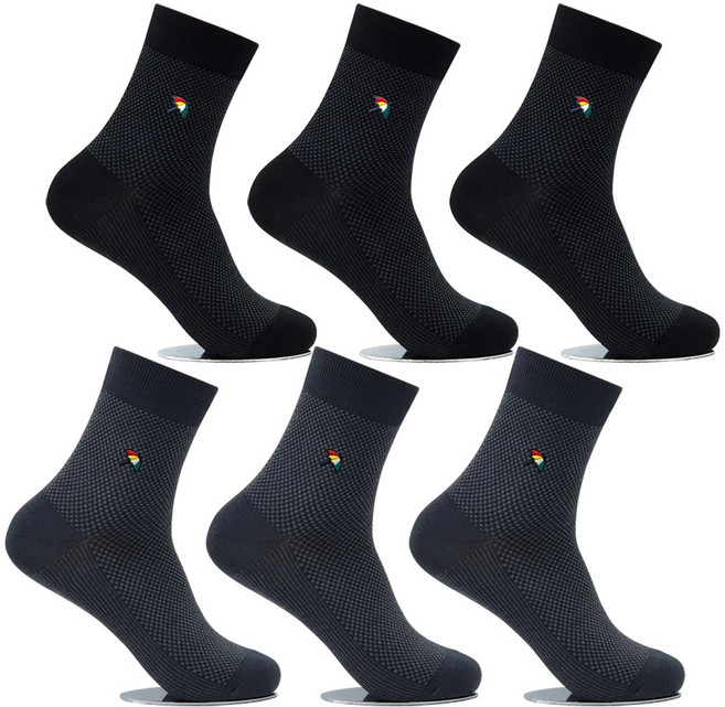 아놀드파마 남성정장양말 중목 6켤레 AP5546 남자면양말 구두양말