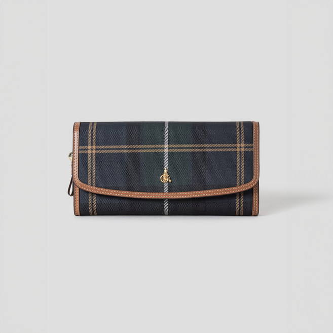 [빈폴ACC]빈폴 헤릿 장지갑 - 네이비(BE57A4M31R)