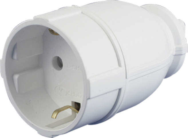 일신전기 코드 커넥터 바디 콘센트 플러그 커넥트, 1개