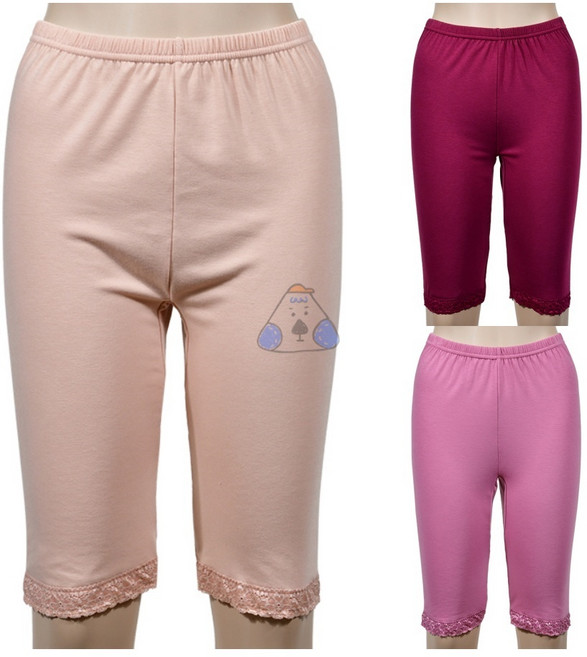 미즈누아 보온 기모 레이스 5부 속바지 부모님내복 여자내의 발열내복 할머니내복바지