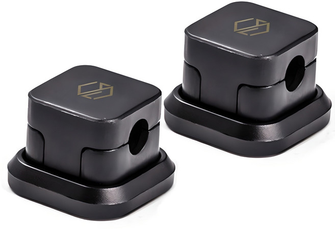 신지모루 차량용 마그네틱 케이블 홀더 블랙, 2개