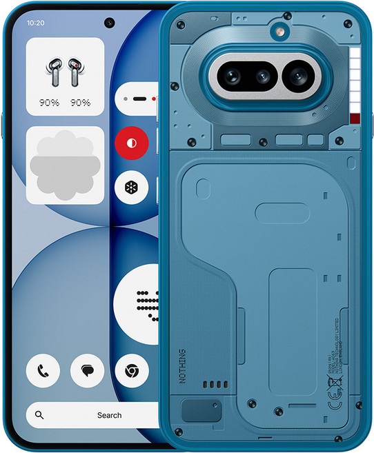 낫싱 Phone (4a) 12+256GB 케이스 포함 휴대폰 3.5배 광학줌 4K 동영상 NFC, 256GB, 블루